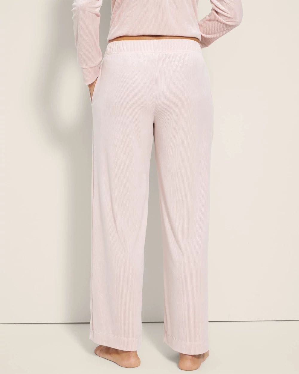 bed Wide-Leg Pajama Pants click to view larger image.