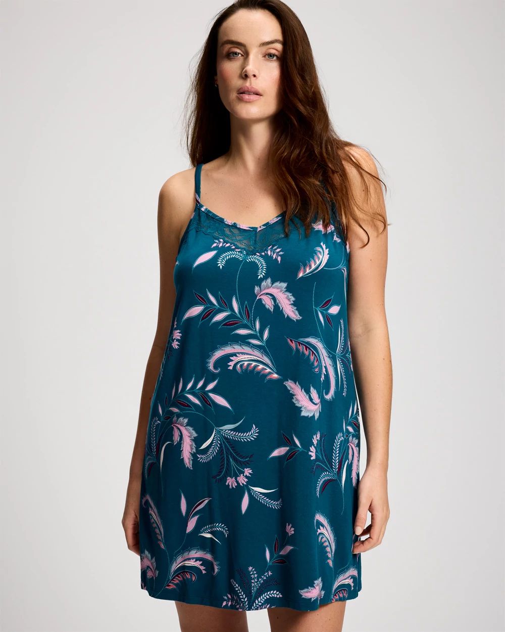 Cool Nights with Lace Chemise