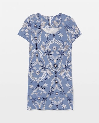 Short Sleeve Scoop Neck Sleepshirt click to view larger image.