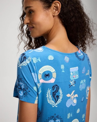 Short Sleeve Sleepshirt click to view larger image.