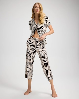 Cropped Pajama Pants