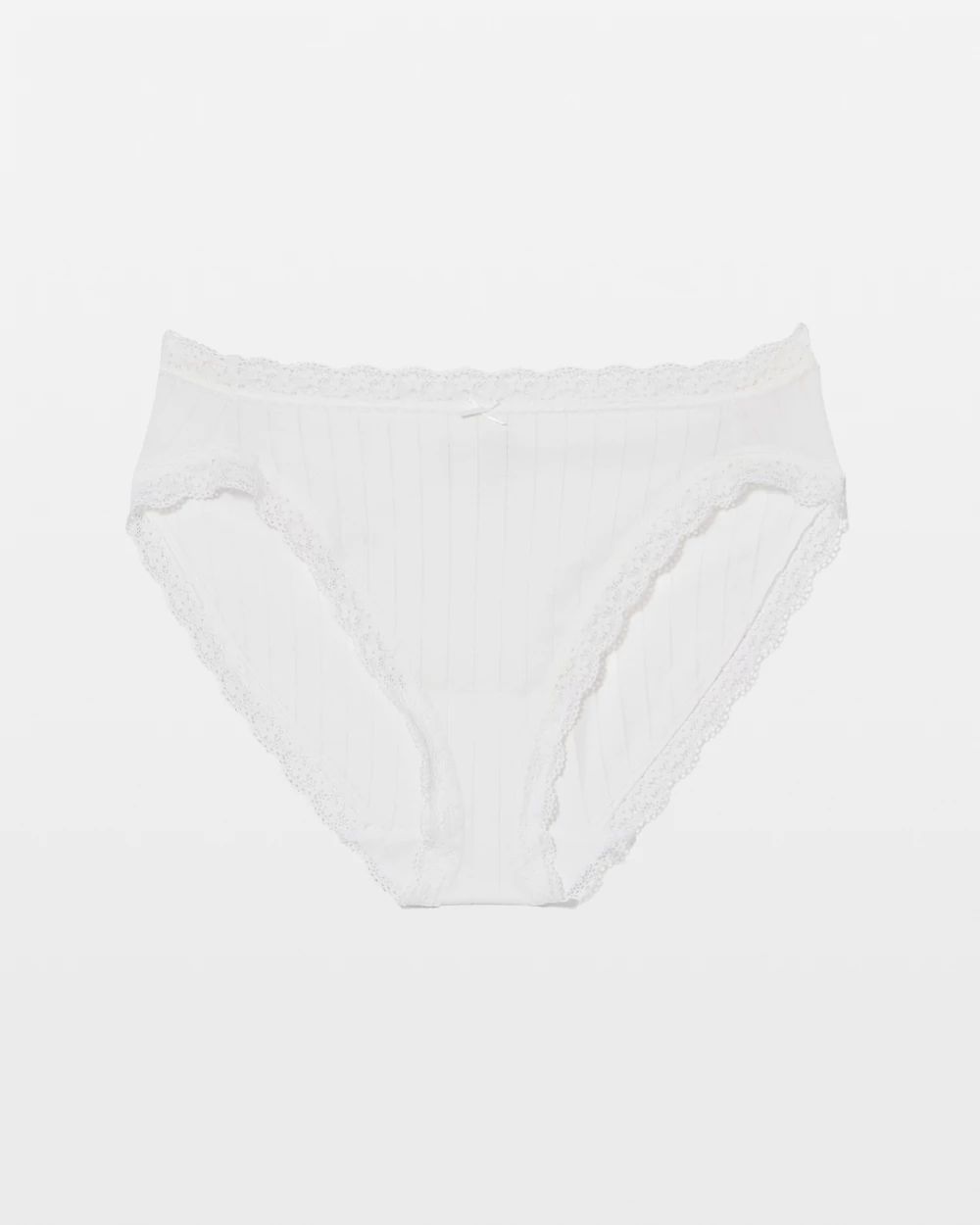 Cotton Rib High-Leg Panty