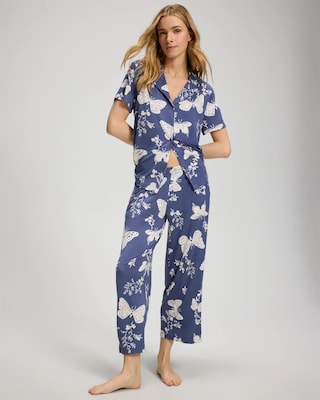 Cropped Pajama Pants