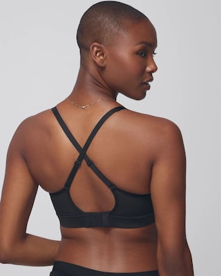Convertible Bralette with Mesh Trim click to view larger image.