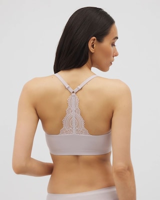 Racerback Bralette with Lace Back click to view larger image.