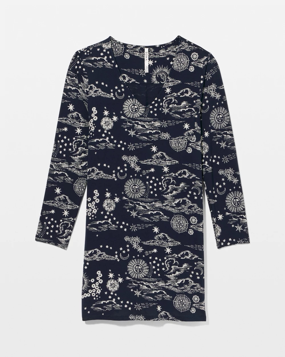 Long-Sleeve Sleepshirt