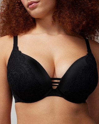 Push-up Plunge Bra with Lace click to view larger image.