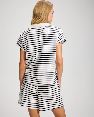 Essential Terry Extended Shoulder Sweatshirt click to view larger image.