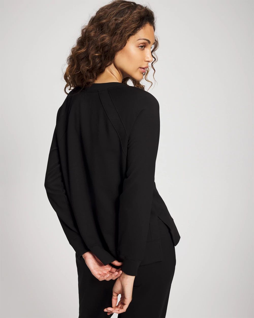 Essential Terry Crewneck Sweatshirt click to view larger image.