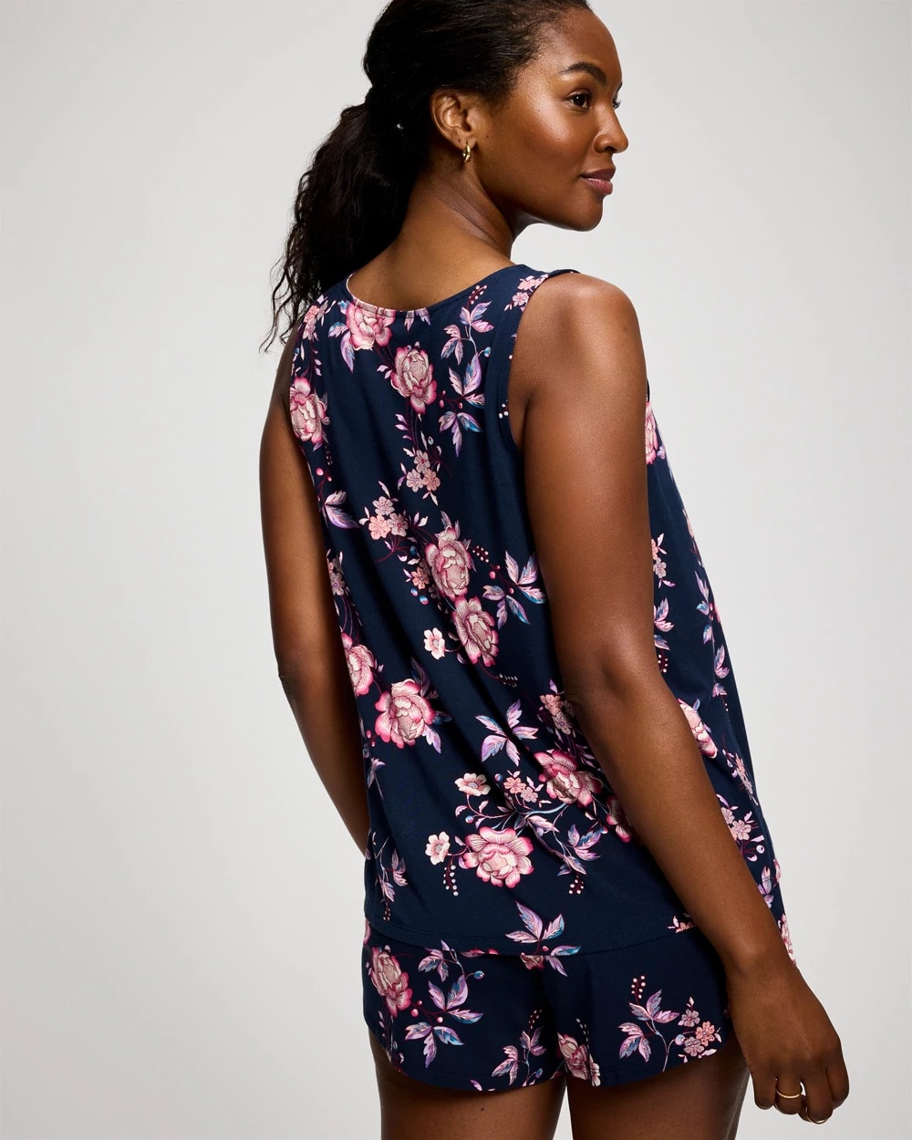 Relaxed High-Neck Pajama Tank