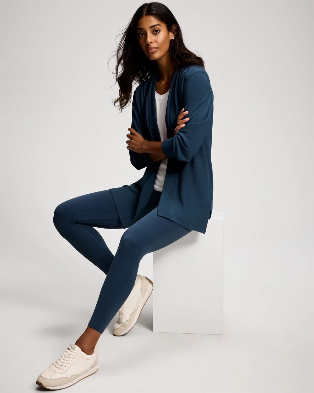 Ultra Soft Relaxed Open-Front Wrap click to view larger image.