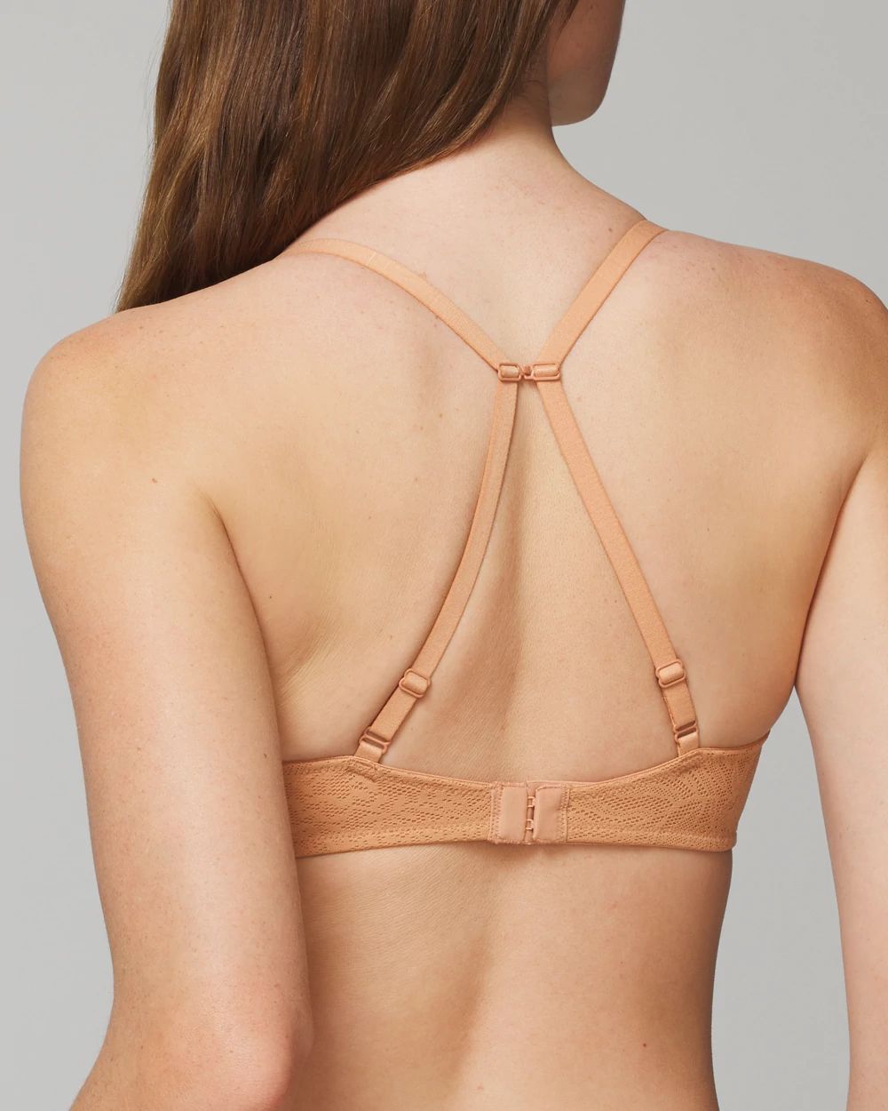 Soma Unlined Perfect Coverage Bra with Stretch Lace click to view larger image.