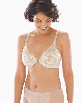 Unlined Front Close Lace Bra