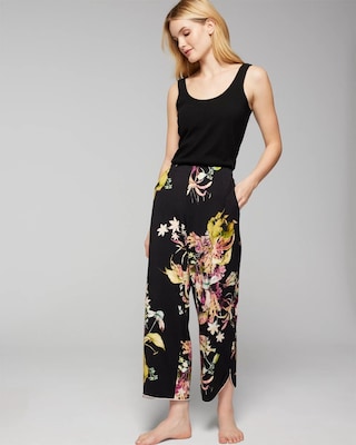 Cropped Pajama Pants