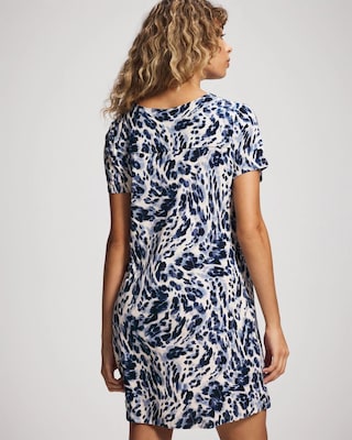 Short Sleeve Scoop Neck Sleepshirt click to view larger image.
