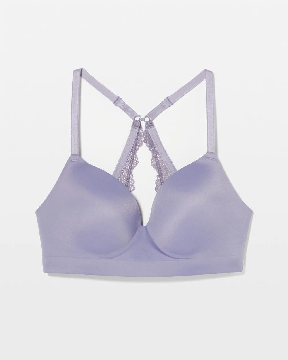 Luxe Wireless Bra with Lace Back click to view larger image.