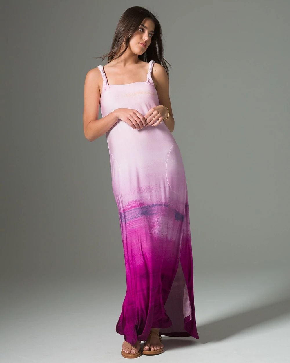 Twisted Strap Shelf Bra Dress click to view larger image.