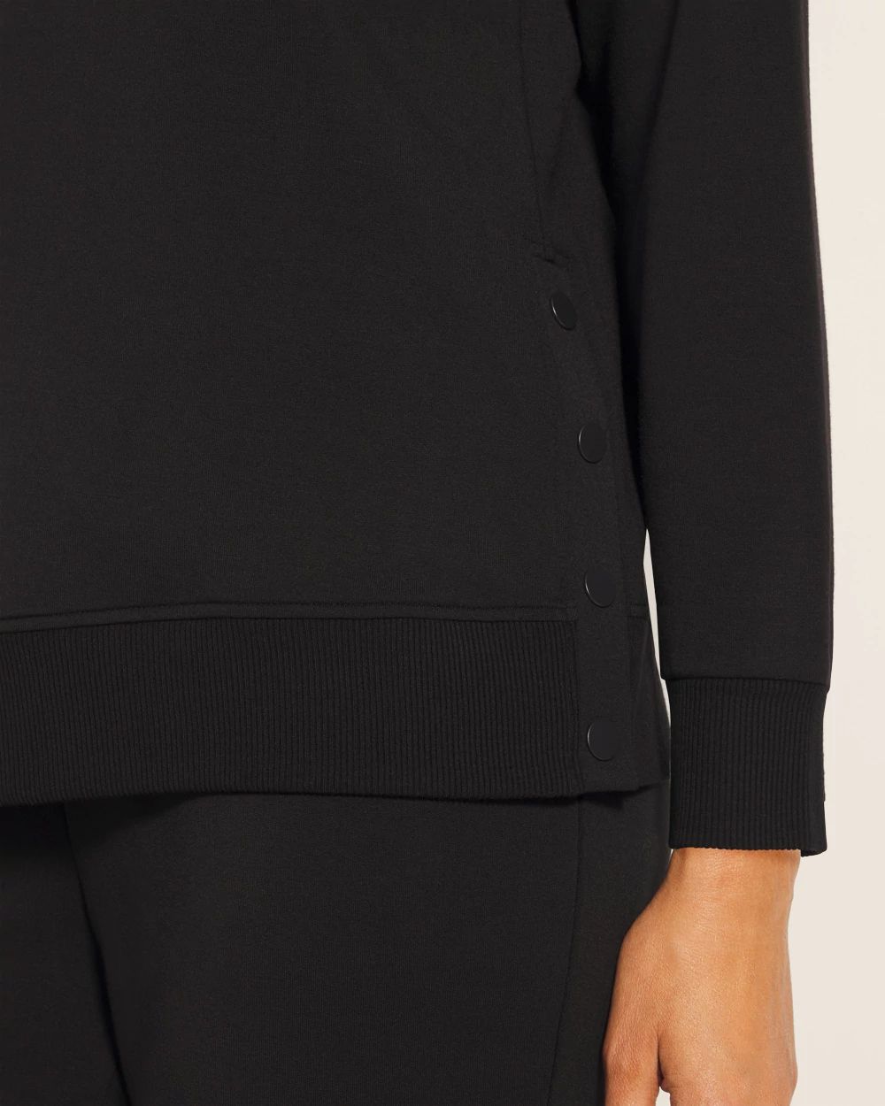Ultra Soft Fleece V-Neck Top