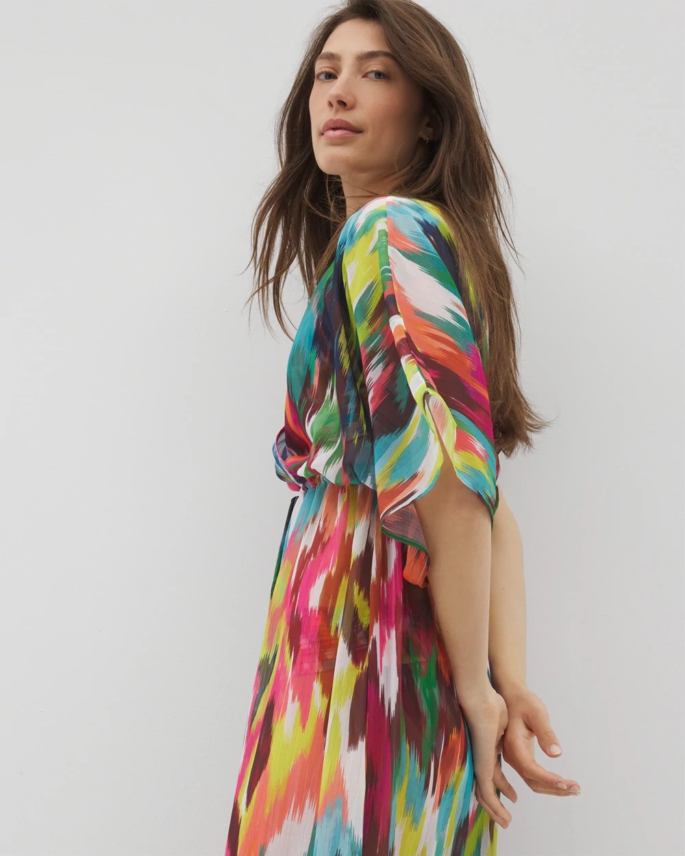 Keep It Moving Chiffon Dress