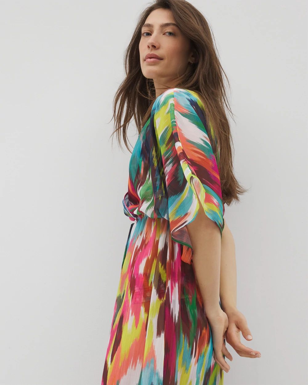 Keep It Moving Chiffon Dress