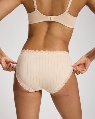 Cotton Rib High-Leg Panty click to view larger image.