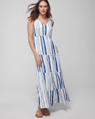 Tiered Maxi Bra Dress