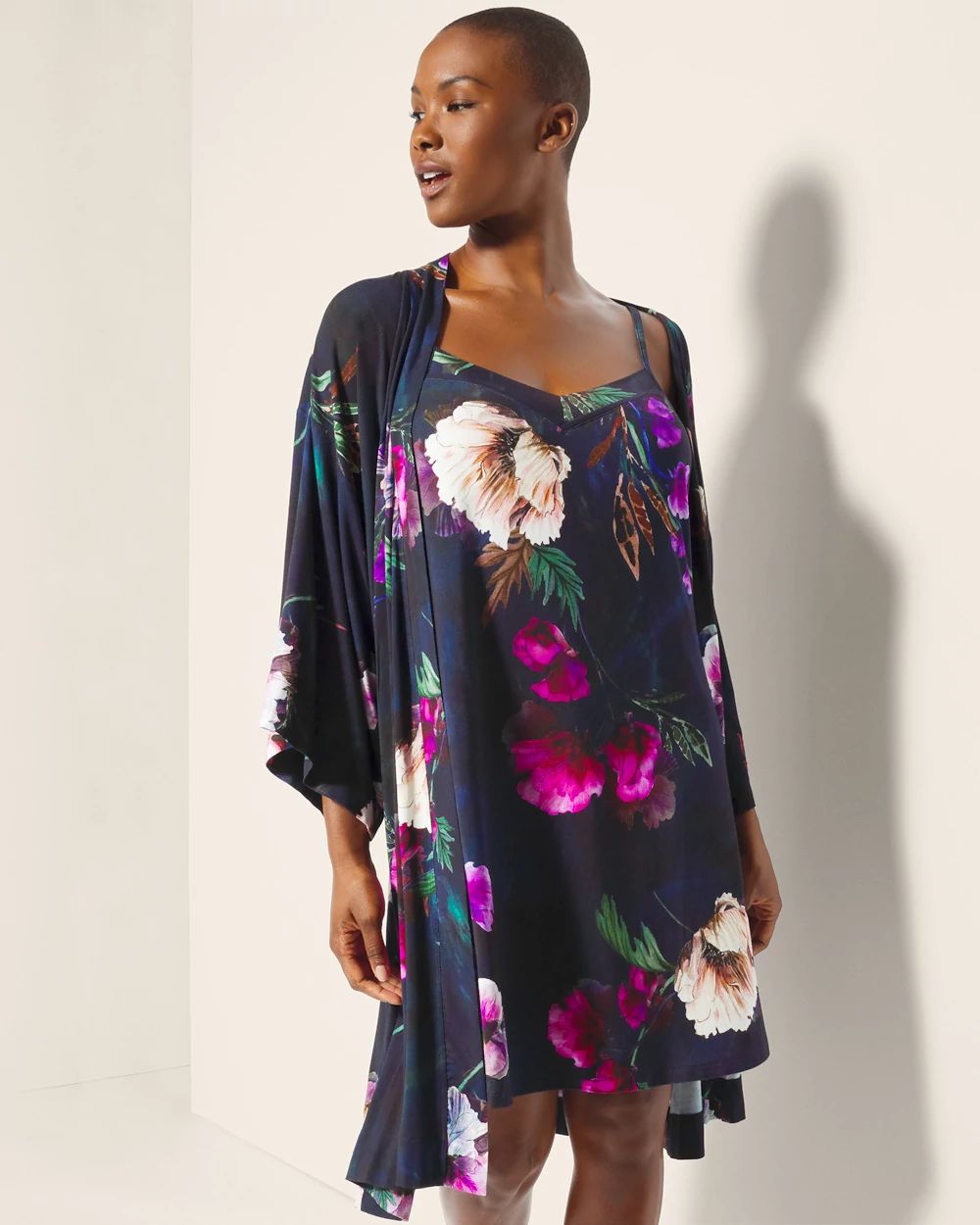 Cool Nights Chemise with Piping
