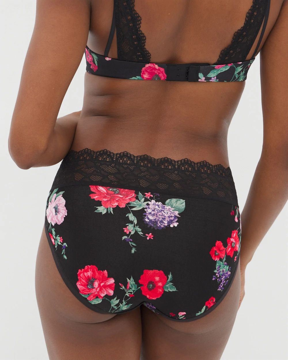 Embraceable High-Leg Panty with Enchanting Lace