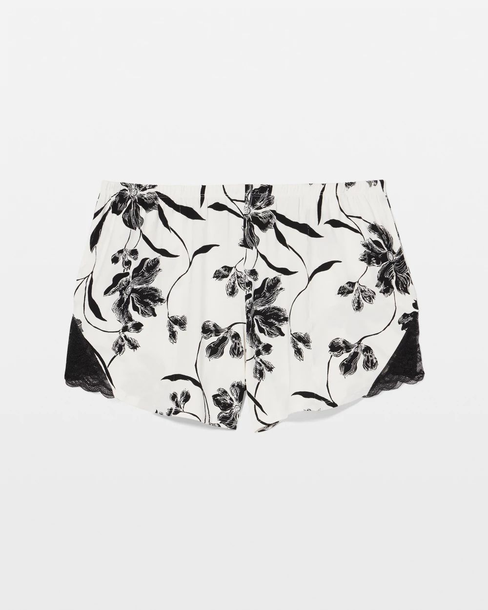 Lace Trim Pajama Short click to view larger image.