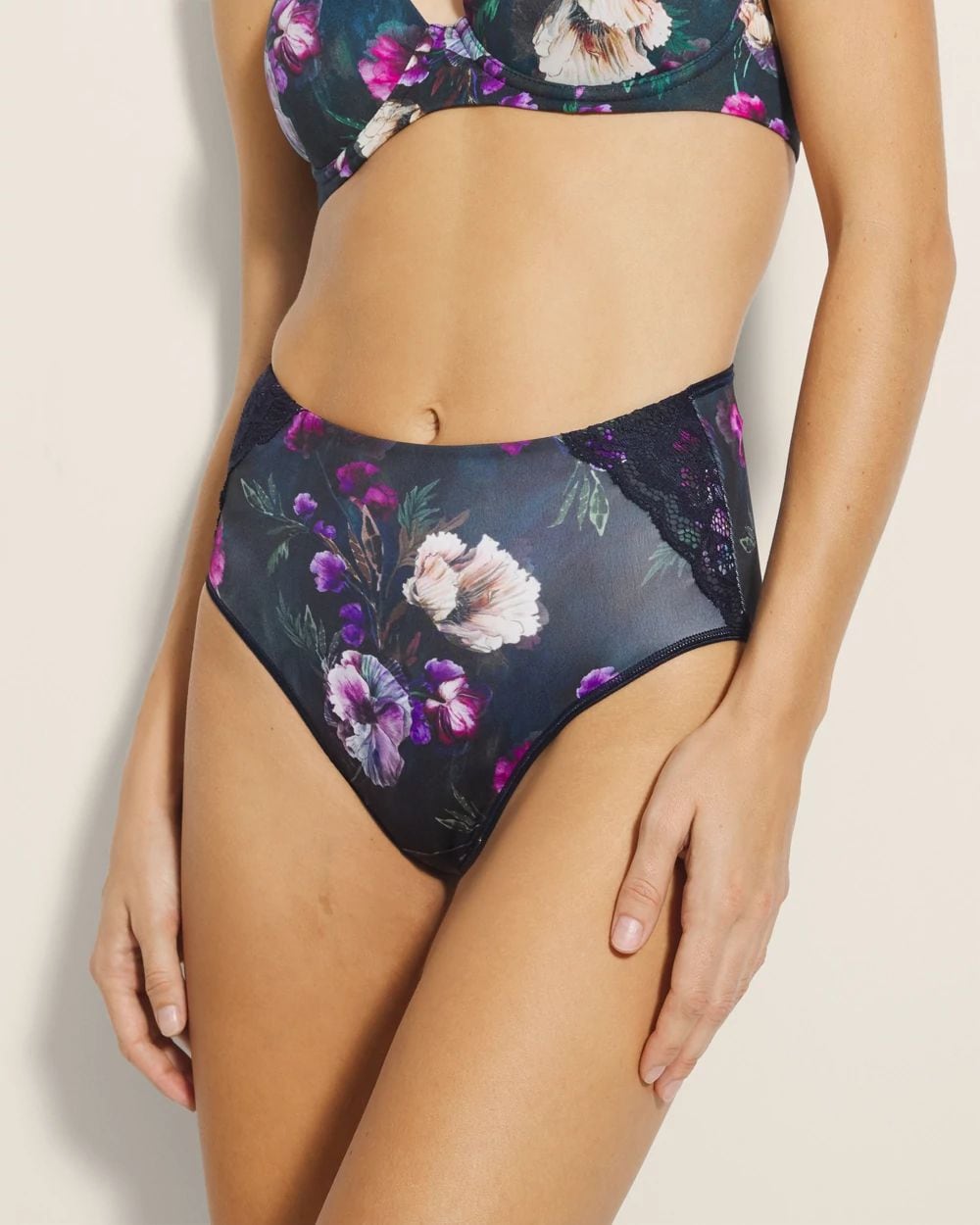 Vanishing Tummy Modern Brief Panty with Lace