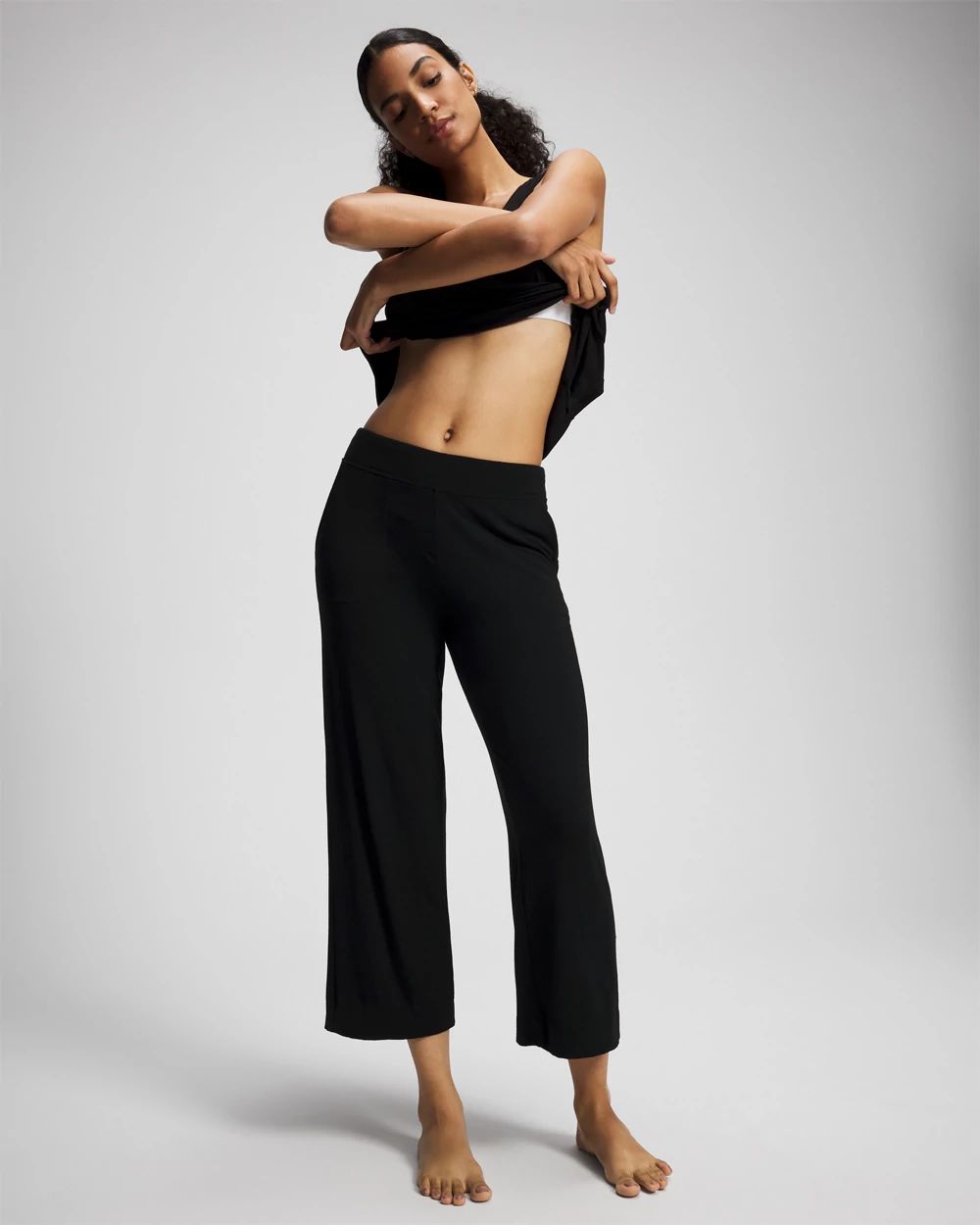 Cool Nights Cropped Pajama Pants