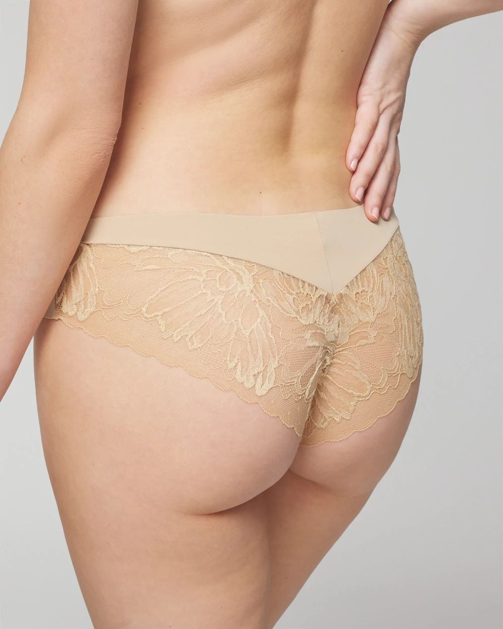 Almost Bare Cheeky Hipster Panty with Lace Back