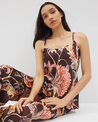 Double Strap Pajama Cami click to view larger image.