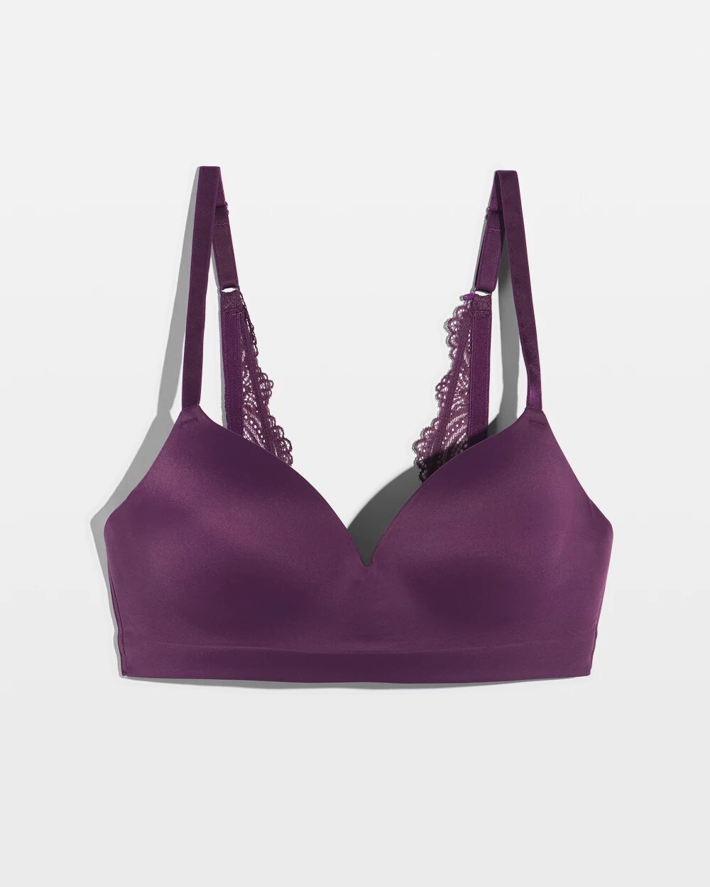 Luxe Wireless Bra with Lace Back
