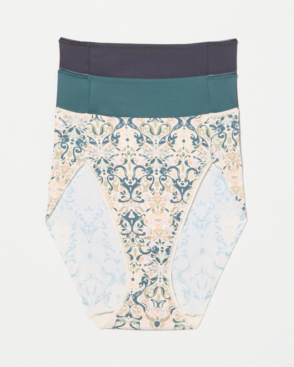 Tummy High-Leg Brief Panty 3 Pack