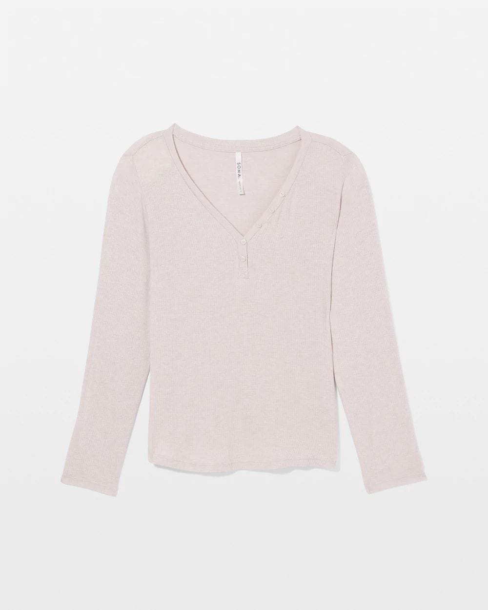 Long-Sleeve Pajama Henley click to view larger image.