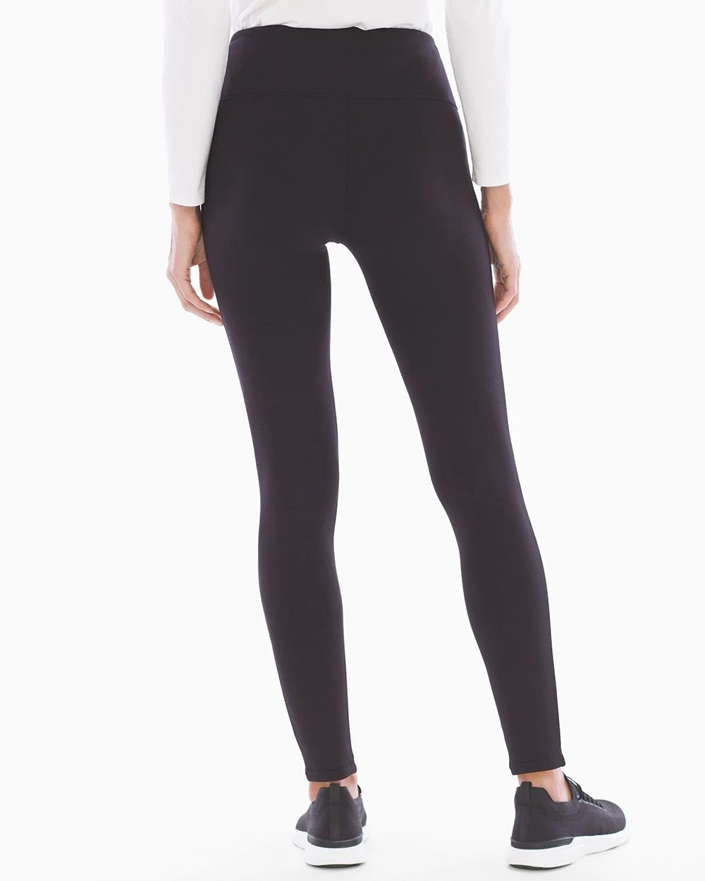 Smoothing Fleece Lined Leggings Black SH