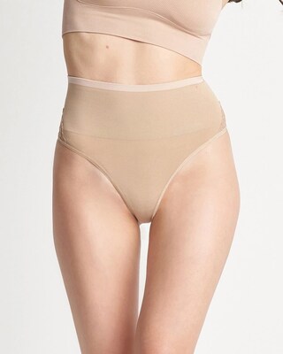 Seamless Lace Thong