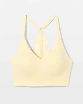 Racerback Bralette with Lace Back click to view larger image.