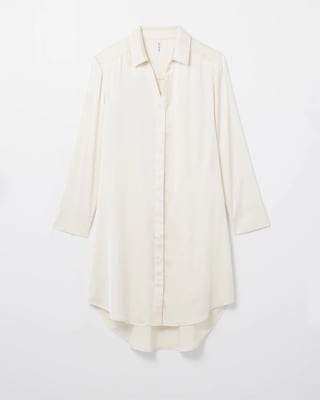 Button-Front Sleepshirt