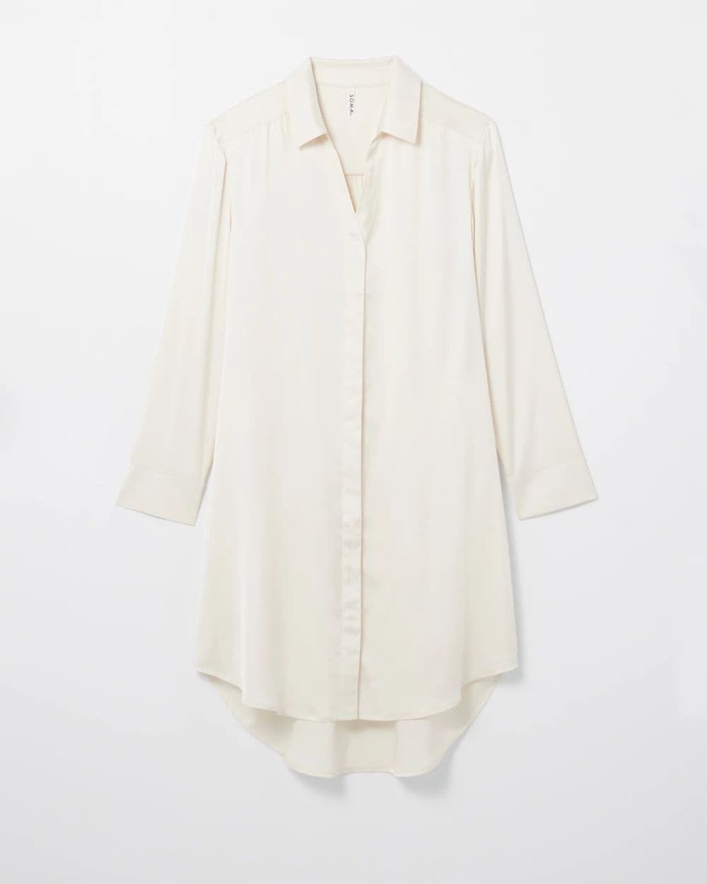 Button-Front Sleepshirt