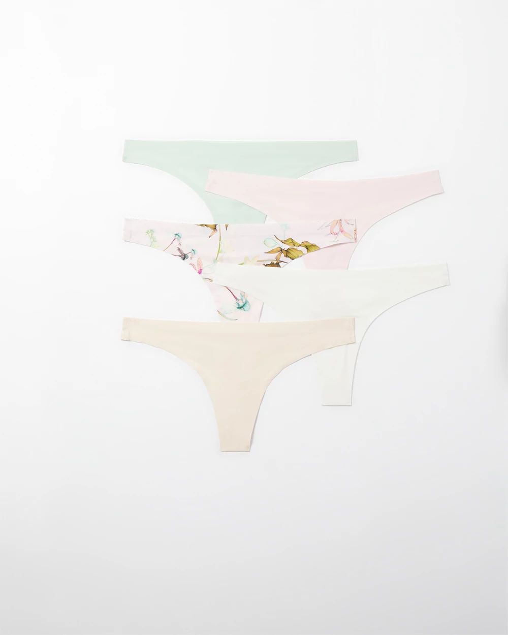 Enbliss Soft Stretch Thong Panty 5 Pack