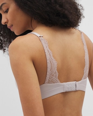 Luxe Wireless Lace J-Hook Bra click to view larger image.