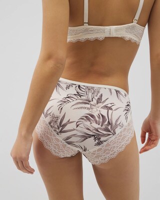 High-Leg Panty with Enchanting Lace click to view larger image.