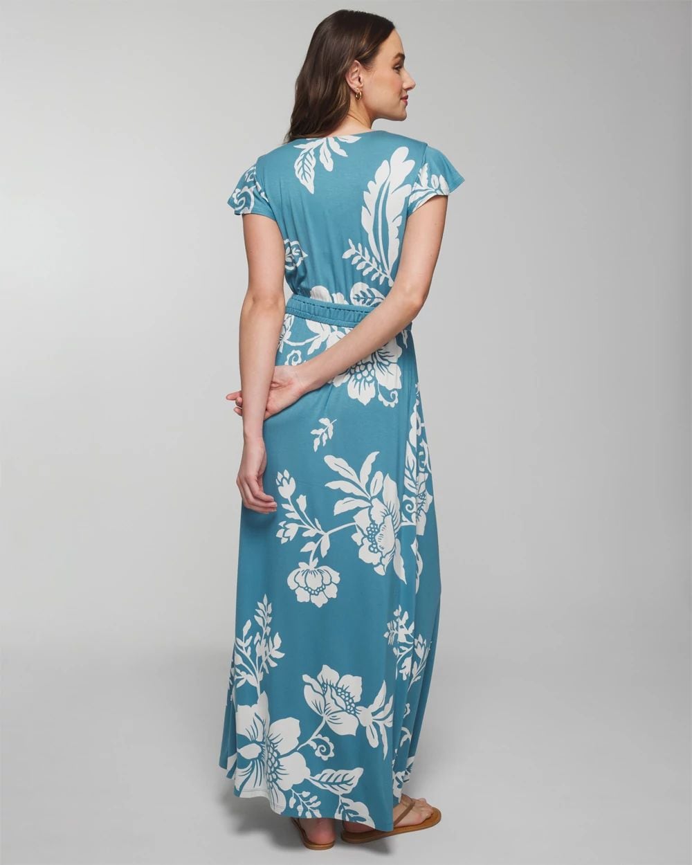 Flutter Sleeve Maxi Bra Dress click to view larger image.