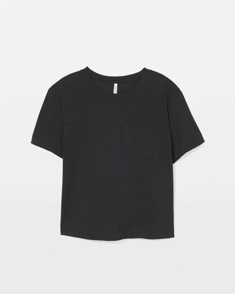 Most Loved Cotton Short-Sleeve Pocket Pajama Tee