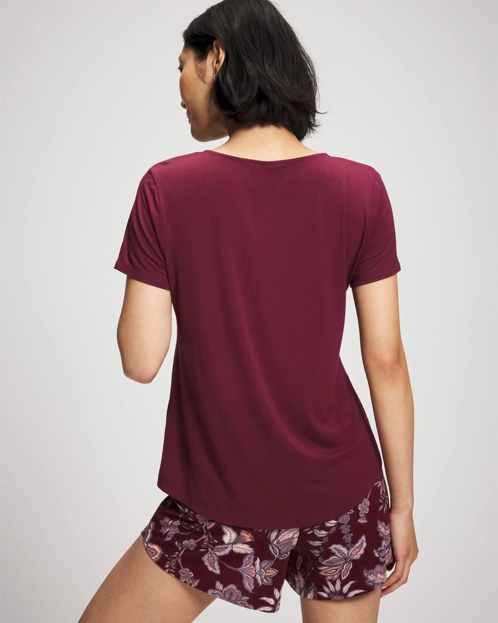 Short Sleeve Pajama Tee click to view larger image.