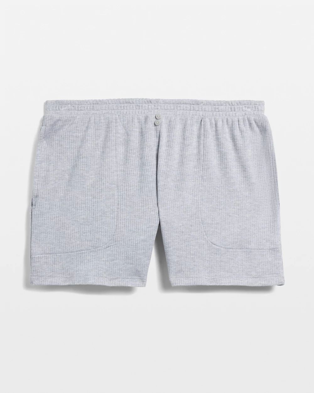 Lightweight Rib Knit Pajama Shorts