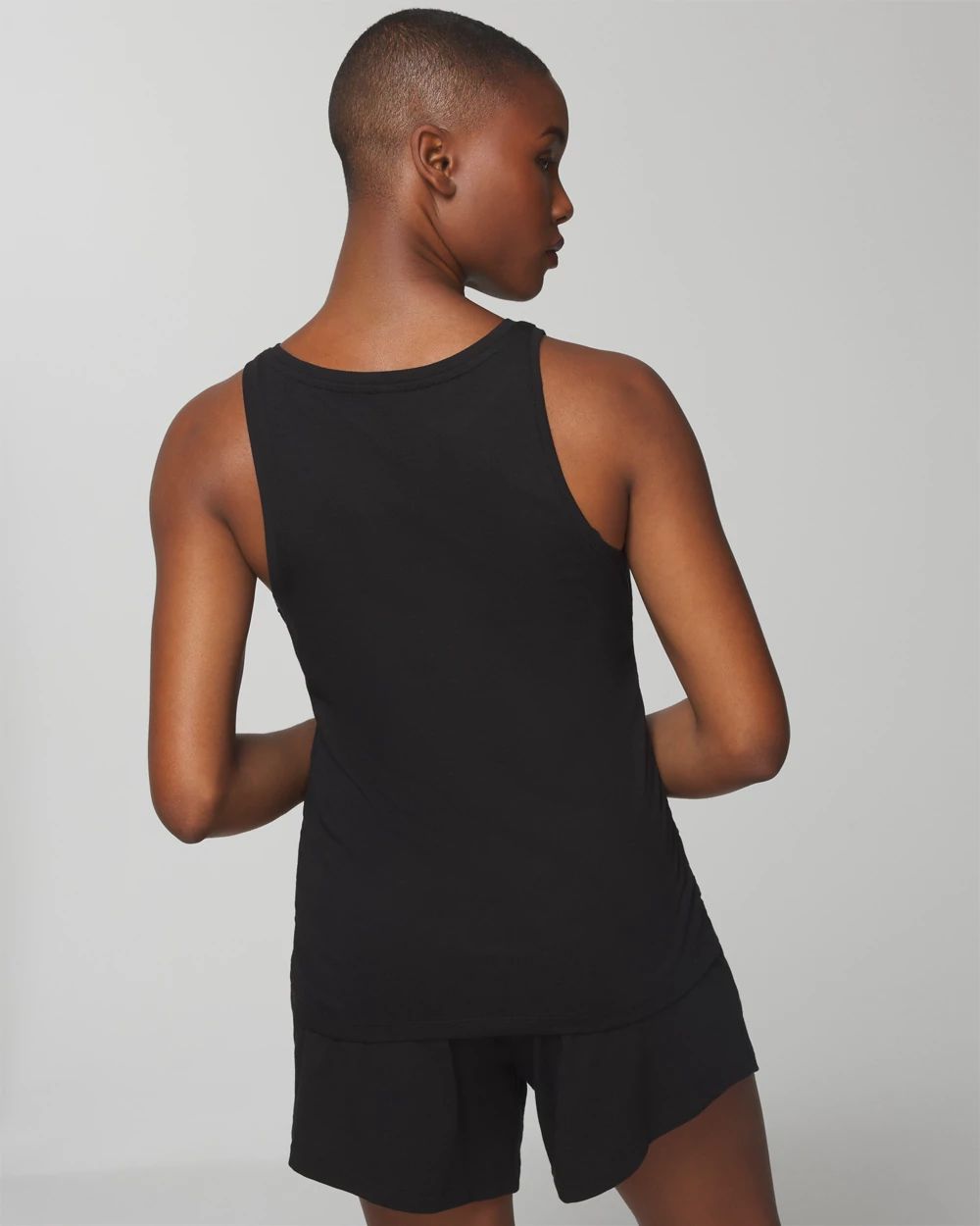 Shirred Side Pajama Tank