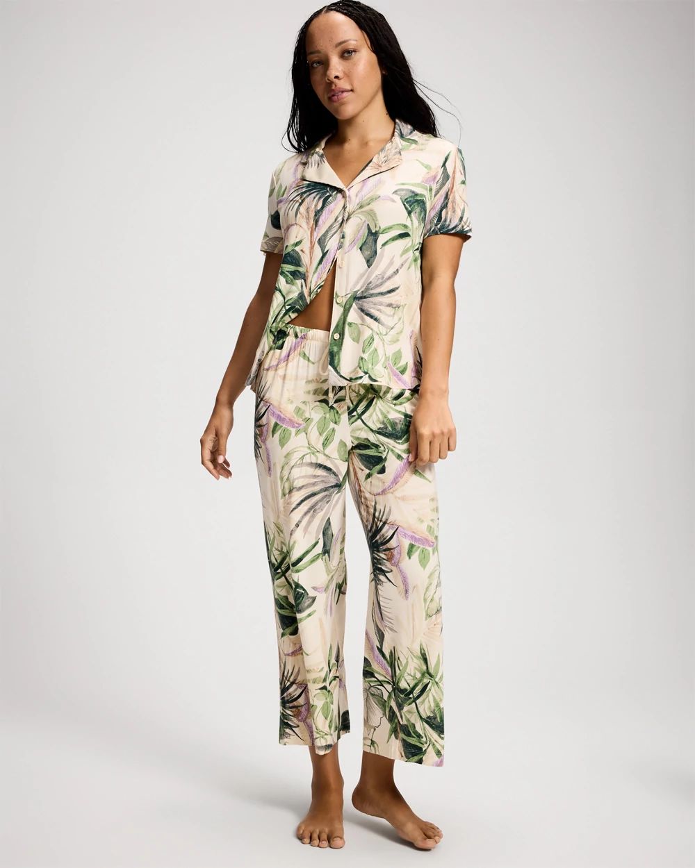 Cool Nights Relaxed Crop Pajama Pants